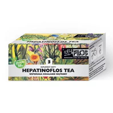 HERBA FLOS Hepatinoflos Tea 3 Suplement diety 20 saszetek