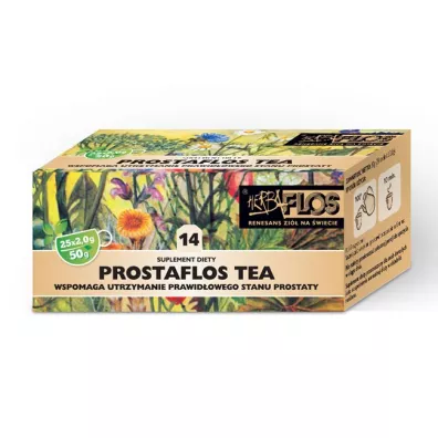 HERBA FLOS Prostaflos Tea 14 Suplement diety 20 saszetek