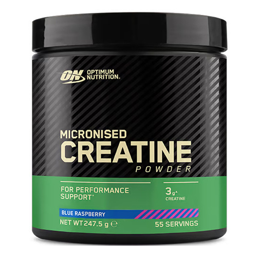 OPTIMUM NUTRITION Micronised Creatine, kreatyna monohydrat blue raspberry – 360g