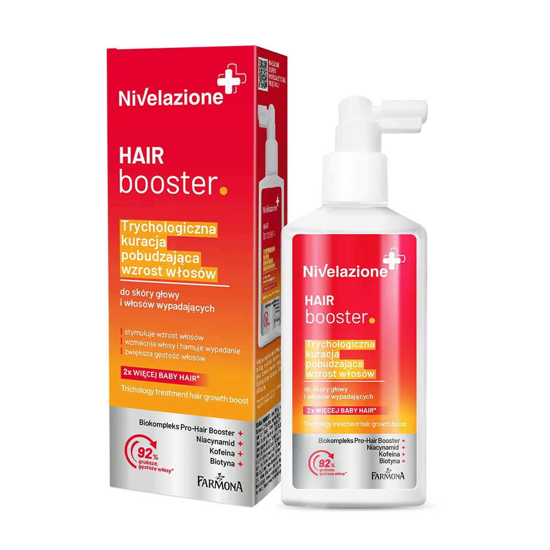 Nivelazione Hair Booster – trychologiczna kuracja pobudzająca wzrost włosów, 75 ml